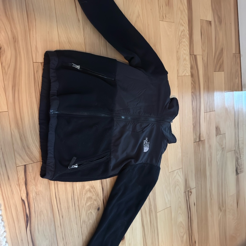 The North Face Charcoal Jacket with Logo